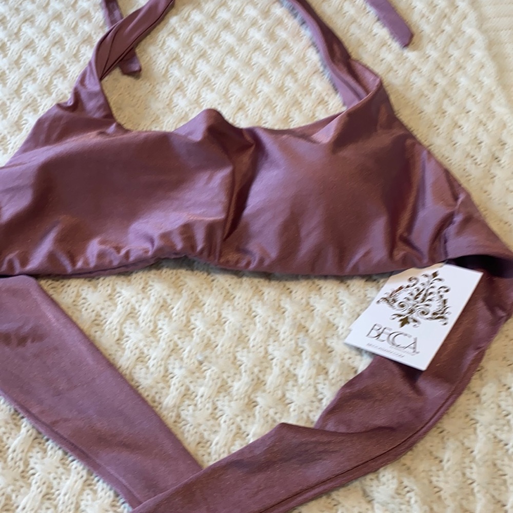 Becca never worn bathing suit top size D cup